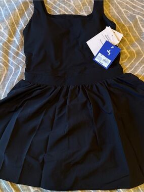 Joylab Black Tank Skirted Dress with built in shorts and with Tag size XS
